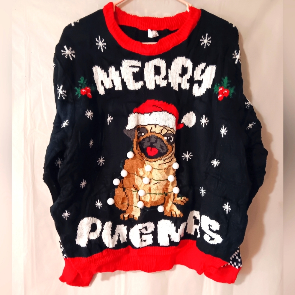 Merry Pugmas Christmas Sweater
